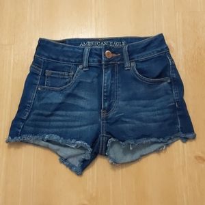Hi-Rise Shortie Shorts American Eagle Outfitters